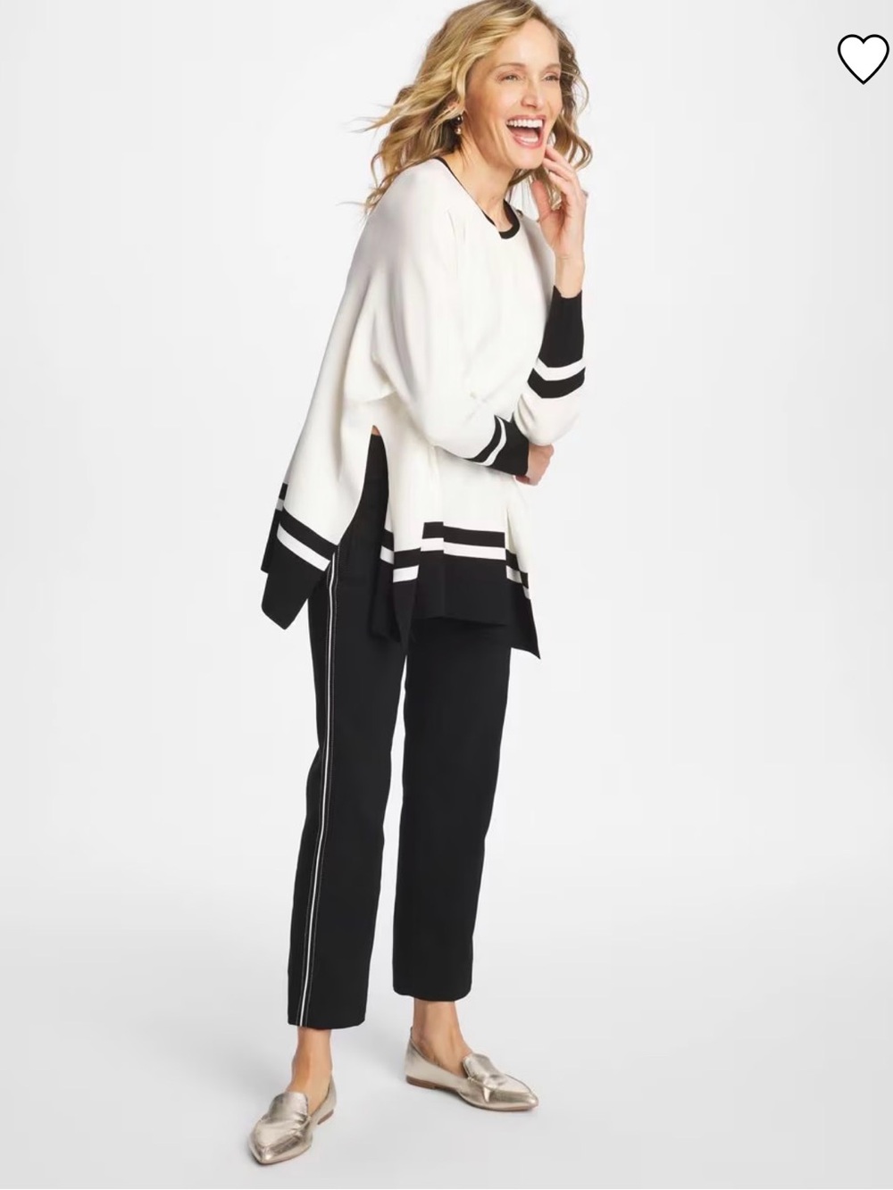 Chico's Black Brigitte Straight Leg Pants
